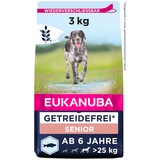 Eukanuba Hundefutter getreidefrei mit Fisch für große Rassen - Trockenfutter für Senior Hunde, 3 kg
