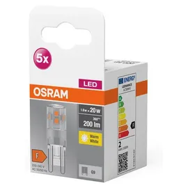 Osram LED-Lampe 4058075758049 1,9 W G9 warmweiß 5 St.