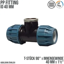 Jason PP-Klemmverbinder T-Stück 40 mm frostsicher