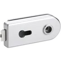 Hermat Glastürschloss PZ grau/silber 6013
