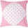 Homescapes Kissenbezug Patchwork 60 x 60 cm Rosa