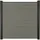 GROJA Gartenzaun Sichtschutzzaun 180 x 180 cm Grau/WPC