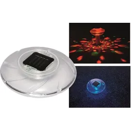 averto schwimmende Solar-LED-Poolleuchte, Ø 18 cm