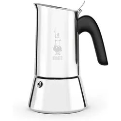 Bialetti Venus – Edelstahl Espressokocher für 2 Tassen, Silber