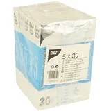 Papstar Hygienebeutel 28,5 cm x 8 cm x 7 cm weiss im Spenderkarton