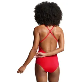 Puma V Neck Badeanzug Red S