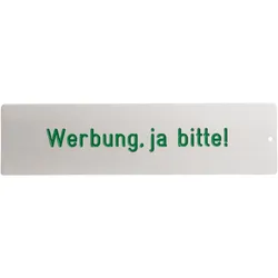 RSA2 Briefkastenschild "Werbung ja/nein"