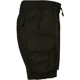 URBAN CLASSICS Double Cargo Shorts Black 122-128 cm