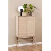 Actona GROUP Linley Anrichte, Vitrinenschrank,«, Eichenfurnier geölt, 2 Türen,