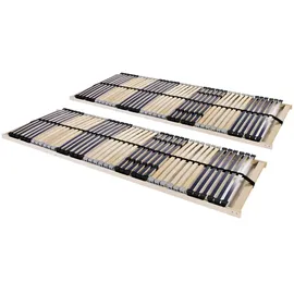 vidaXL Lattenrost 7-Zonen mit 42 Latten verstellbar 90 x 200 cm