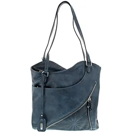 Rieker H1025-14 Shopper Synthetik Blue