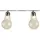 MARELIDA LED Lichterkette Solar 4,5 m Transparent Warmweiß