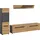 Home Affaire Wohnwand HOME AFFAIRE "REHAT, TOPSELLER, 3-teilig, wahlweise stehend und hängend montierbar", basalt grau, artisan eiche nachbildung, B:221cm H:141cm T:33cm, Holzwerkstoff, Kastenmöbel-Sets, Wohnwand, Kombination, Anbauwand, Set, Wohn-Set, Wohnzimmer-Set,