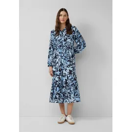 s.Oliver Midikleid Blau/Mehrfarbig 44