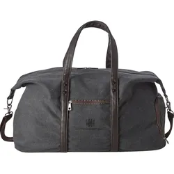 Umhängetasche JAN VANDERSTORM "Tasche TORHEIM", Herren, Gr. 1, grau (dunkelgrau), Obermaterial: 100% Baumwolle CO., Taschen Umhängetasche