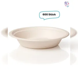 Blanc HYGIENIC Salatboxen Salatschalen G3 750 ml aus Bagasse 600 Stück, to go, take away, biologisch abbaubar, umweltfreundlich