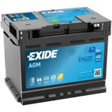 Exide EK620 62Ah 12V