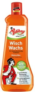 POLIBOY Wisch Wachs Bodenreinigung, Für ein gepflegtes Aussehen Ihrer Böden, 500 ml - Flasche