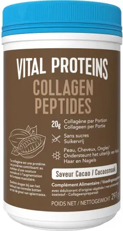 Vital Proteins Kollagen-Peptide Geschmacks Kakao Nahrungsergänzungsmittel 297g