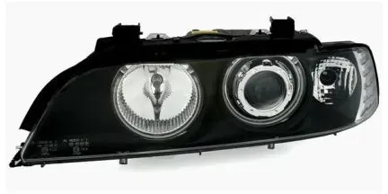 Kristallscheinwerfer mit CCFL Angel Eyes für BMW E39 (1995–2003) - schwarz
