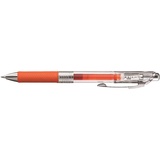 Pentel BL77TLE-FX EnerGel Pure Gel-Tintenroller mit Druckmechanik, 0,7 mm Kugeldurchmesser = 0,35 mm Strichstärke, nachfüllbar, 1 Stück, orange