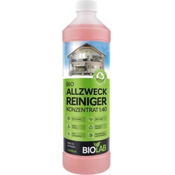 BIOLAB Allzweckreiniger Konzentrat 1:40 Allzweckreiniger (1-St. 1000 ml Universalreiniger für den ganzen Haushalt)