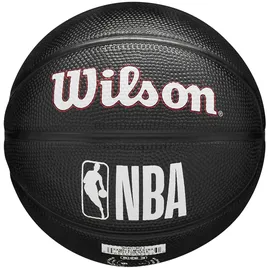 Wilson NBA Team Tribute Mini Basketball Schwarz 3