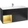 Villeroy & Boch Waschtischunterschrank 3 Auszüge 119,6 x 59,1 x 49,8 cm Schwarz