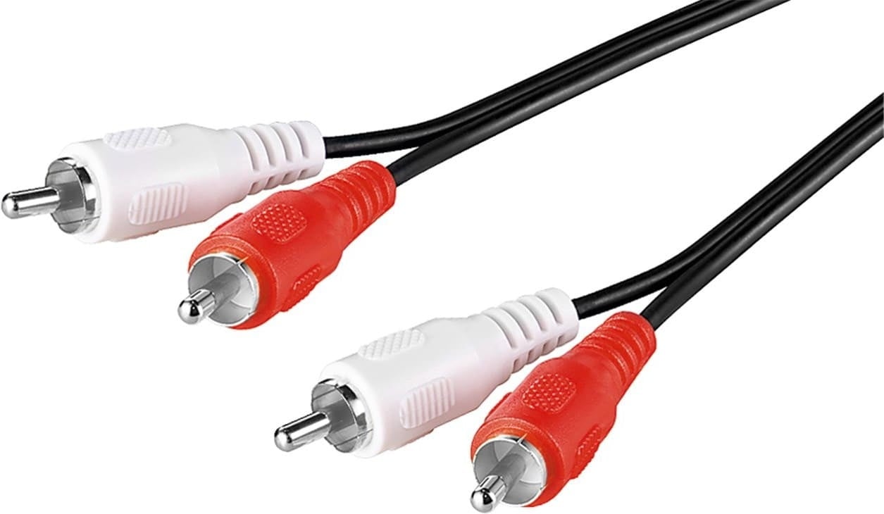 Goobay Stereo Verbindungskabel (0.50 m, Oberklasse, Cinch), Audio Kabel