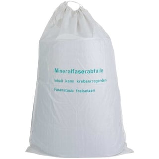 KMF Säcke 220cm Sack Glaswolle Faserstaub Mineralwolle BIG BAG Isolierwolle Entsorgung Sack TRGS521 (10)