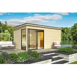 Saunahaus Gartensauna MARA 6, 506x386 cm 44mm Wände inkl. Karibu Sauna SIIRIN
