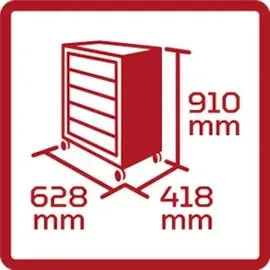 Gedore Red Werkstattwagen MECHANIC R20152006 mit 6 Schubladen