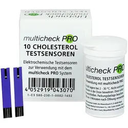 LIFETOUCH MultiCHECK Pro Cholesterol Sensoren 10 Stück