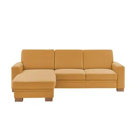 meinSofa Eckcouch Mikrofaser 2-Sitzer Gelb
