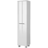 WELLTIME Midischrank WELLTIME "Trento, verschiedene Ausführungen und Farben", weiß, B:30cm H:130cm T:27cm, MDF, Schränke, Midischrank, Badmöbel, Breite 30 cm, 1 Tür, Made in Germany