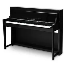 Classic Cantabile UP-1 Upright E-Piano (Schwarz Hochglanz,