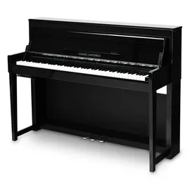 Classic Cantabile UP-1 Upright E-Piano (Schwarz Hochglanz,