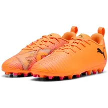 Puma Future 8 Play MG Kinder heat fire/puma black/ravish 37