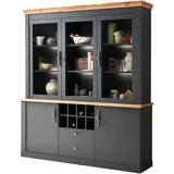 furn.design Buffetschrank Ribera 184 x 205 cm GRAU