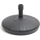 IPAE PRO GARDEN Schirmständer Metall 30 l Ø 58 x 15 cm Anthrazit