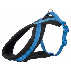 Trixie Touren-Geschirr Premium blau L 60-90 cm / 25 mm Hunde Zubehör