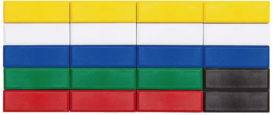 Facetterand-Magnet MAULpro 53 x 18 mm, 1 kg, 20 St.