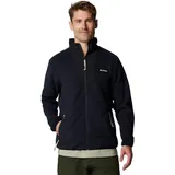 Columbia Herren Sequoia Grove Full Zip Fleecejacke Mit Durchgehendem Reißverschluss, Schwarz/Schwarz/Ancient Fossil Pulls, L EU