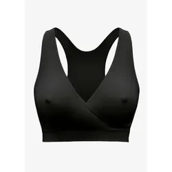 medela Keep CoolTM Atmungsaktives Schlaf-Bustier für Schwangerschaft und Stillzeit schwarz, Umstandsmode