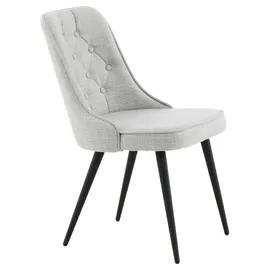 Livetastic Stuhl-Set Textil schwarz