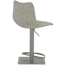Mayer Sitzmöbel Barhocker 43 x 50 x 53-78 cm Lichtgrau
