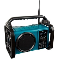 MEDION MD43277 DAB+ Baustellenradio Bluetooth 5.0 PLL UKW Radio LED-Arbeitslicht