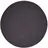 Homescapes Wendeteppich rund 120 x 120 cm Schwarz