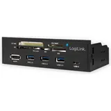 Logilink UA0341 - Kartenleser - 6 in 1 - 13,3 cm (5,25