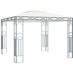 Pavillon 300 x 300 cm Cremeweiß